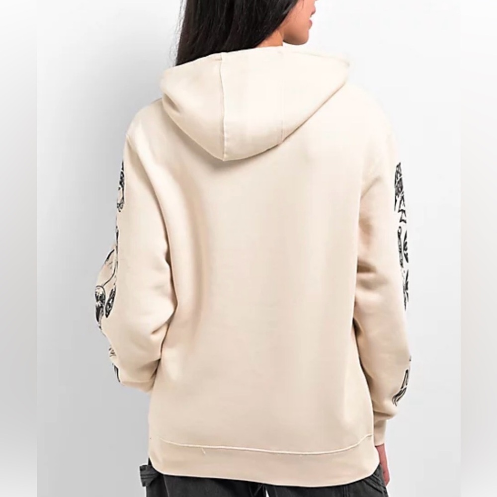 Broken Promises Down On My Luck Sand pullover Hoodie sweater Size Large NWOT - Picture 6 of 7